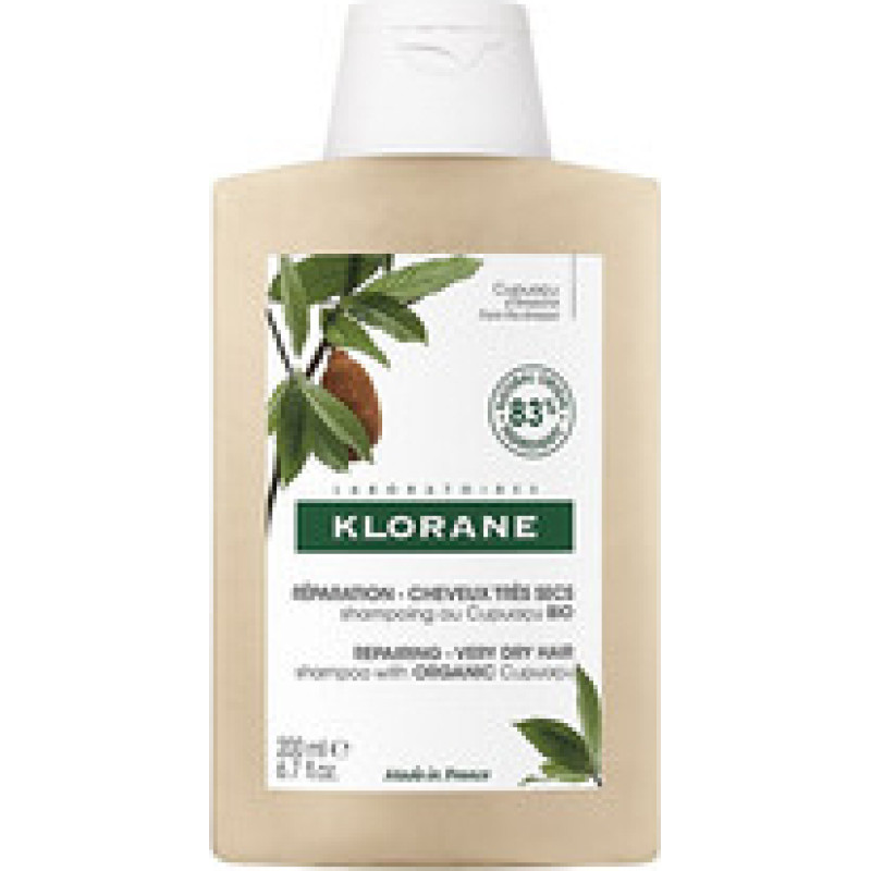 Klorane Bio Máslo Cupuaçu BIO Repairing Shampoo - Vyživující šampon pro suché vlasy