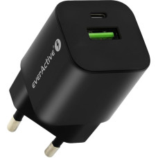 Everactive CHARGER USB|USB-C QC3.0 30W BLACK