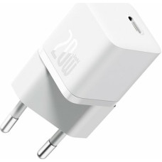 Baseus Charger Mini wall charger GaN5 20W (white)