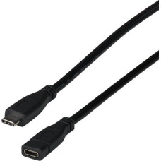 EFB USB3.2 Gen2 Verlangerungskabel C-C St-Bu  0 2m  10Gbit