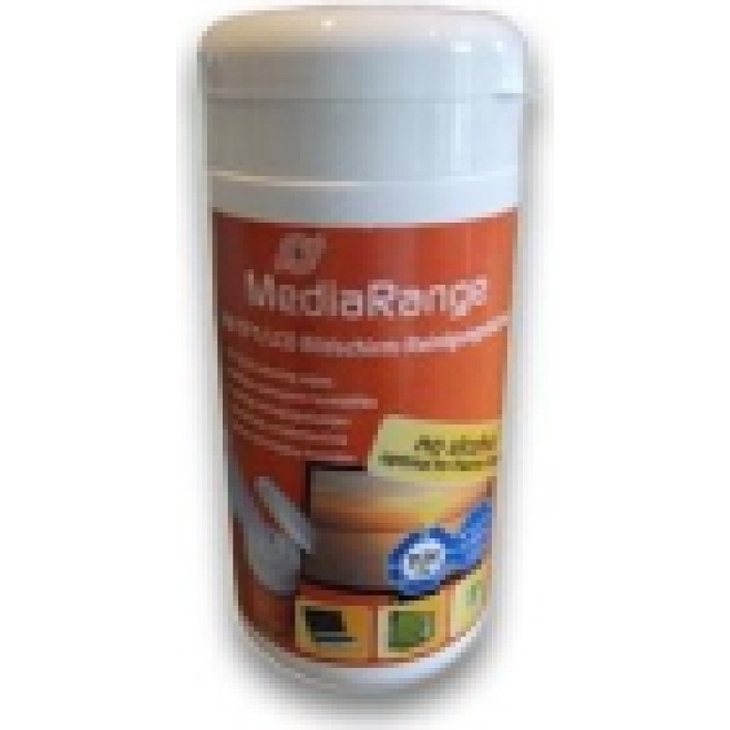 Mediarange Bildschirmreinigungstucher MediaRange 100pcs|Spenderdose