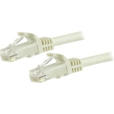 Startech .com 5m CAT6 Ethernet Cable, 10 Gigabit Snagless RJ45 650MHz 100W PoE Patch Cord, CAT 6 10GbE UTP Network Cable w|Strain Relief, White, Fluke Tested|Wiring is UL Certified|TIA - Category 6 - 24AWG (N6PATC5MWH) - patch cable - 5 m - white