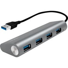 Hub USB 3.0, 4-port with aluminum casing