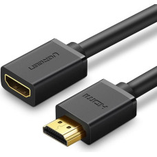 HDMI male to HDMI female cable UGREEN HD107, FullHD, 3D, 2m (black)