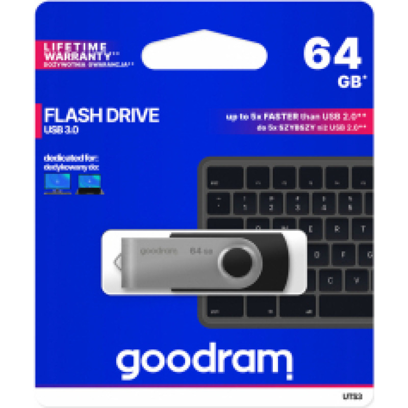 Goodram UTS3 USB 3.0 64GB melns