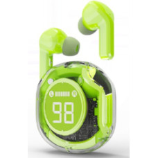 Austiņas Gembird Transparent TWS in-ears Green