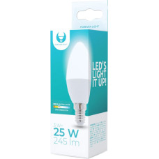 Forever Light LED Bulb E14 C37 3W 230V 4500K 245lm Forever Light