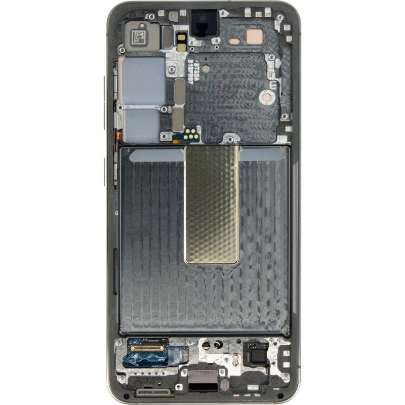 LCD display + Touch Unit + Front Cover Samsung S911 Galaxy S23 Green (Service Pack)