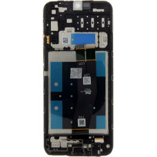 LCD display + Touch Unit + Front Cover Samsung A145 Galaxy A14 4G Black (Service Pack)