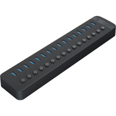 Orico CT2U3-16AB 16x USB-A 3.0 Hub with Switches - Black