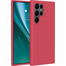 Etteri Silicone case for Samsung Galaxy S23 Ultra raspberry