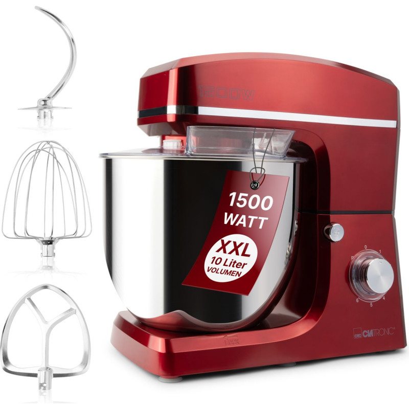Clatronic mīklas maisītājs KM 3765 sarkans