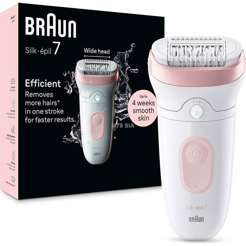 Braun Silk-epil 7 7-000 Pink  White