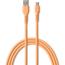 Colorum cable USB-A - USB-C 1,8m 3A CK60-AC-14 x Peach Fuzz