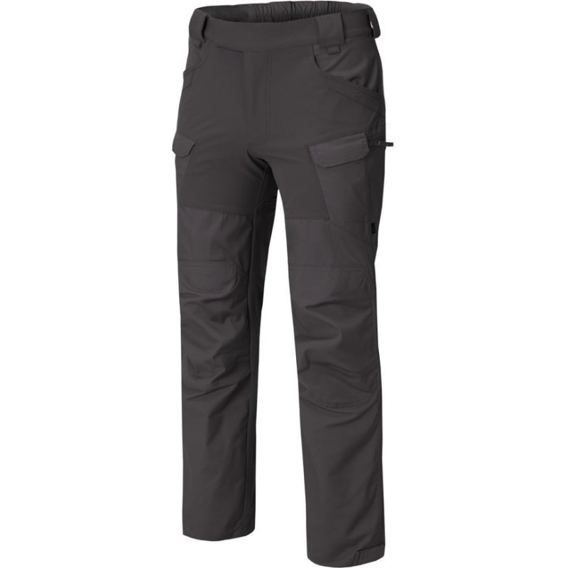 Helikon - Hibrīdas Outback bikses - DuraCanvas - Pelnu pelēks/melns - SP-HOP-DC-85 (XL Short)