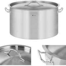 Royal Catering Gastronomiskais katls ar vāku, nerūsējo&scaron;ais tērauds, indukcijas plīts, 32L