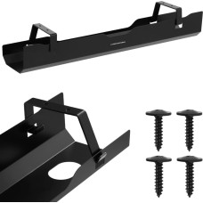 Frommstarck Plauktu pārsega kabeļu organizators zem rakstāmgalda 600x135x108 mm MELNS