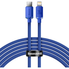 Baseus Kabelis ātrai uzlādei un datu pārsūtīšanai USB-C Iphone Lightning 20W 2m zils
