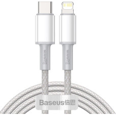 Baseus Kabelis iPhone USB-C - Zibens ātra uzlāde 20W 2m - balts