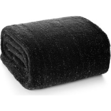 Segas pārvalks no flano mikrošķiedras 150x200 Blink black D91