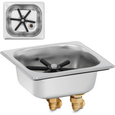 Royal Catering Stieņa mazgātājs ar izlietni glāzēm 20-110 mm TĒRAUDS