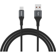Dudao L3ST USB-A — USB-C 5A pīts kabelis — melns