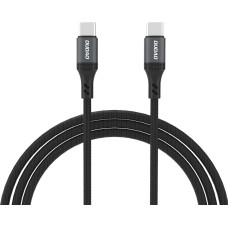 Dudao L3CC USB-C pīts kabelis - USB-C 60W 2m - melns