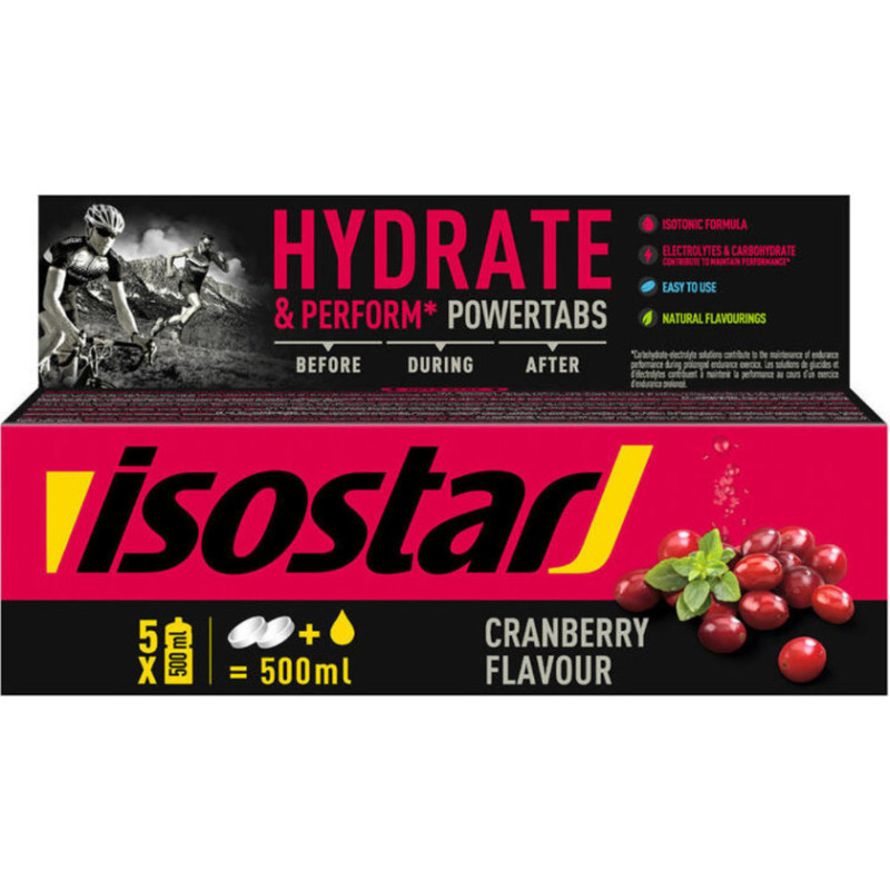 Isostar Powertabs Hydrate&Perform kondicionieris //