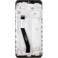 LCD Display + Touch Unit + Front Cover for Xiaomi Redmi 9 Black (Service Pack)