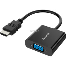 Hama Video Adapter  HDMI Plug - VGA Socket  Audio Socket  melna - Adapteris