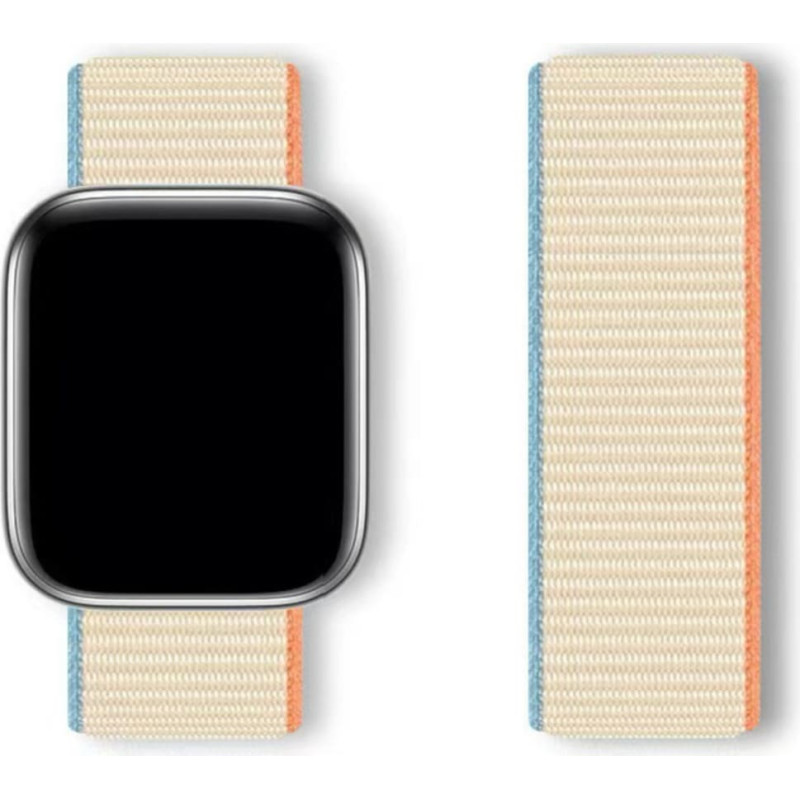 Hurtel Sporta cilpas siksniņa Apple Watch 42/44/45/46/49 — bēša