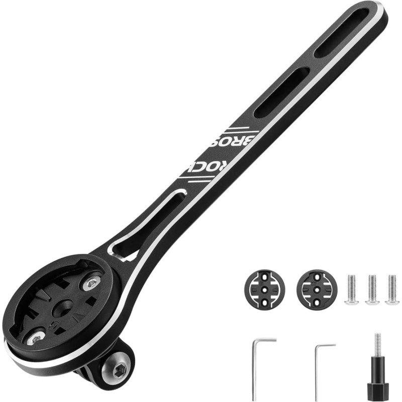 Rockbros Garmin velosipēda turētājs GoPro kameras priek&scaron;ējam lukturim - melns