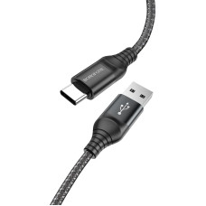 Borofone Cable BX56 Delightful - USB to Type C - 3A 1 metre black