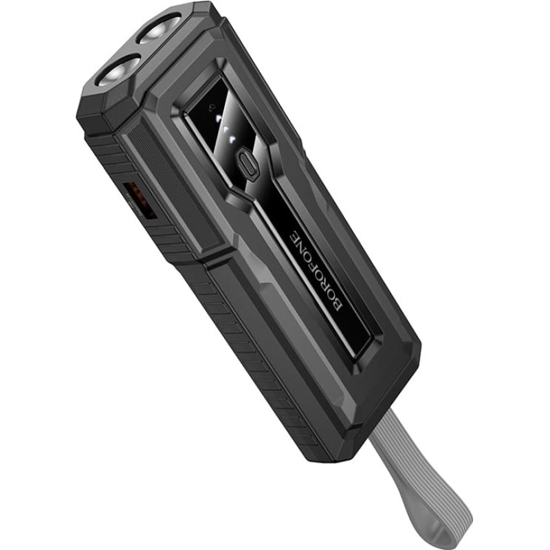 Borofone Power Bank 10000mAh BJ54 Graceful - USB + Type C - QC 3.0 PD 20W black