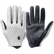 Rockbros sports gloves full spring-summer size S - white and black