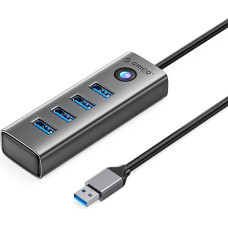 Orico Rumbas adaptera sadalītājs PDD4U-U3 4x USB-A - pelēks