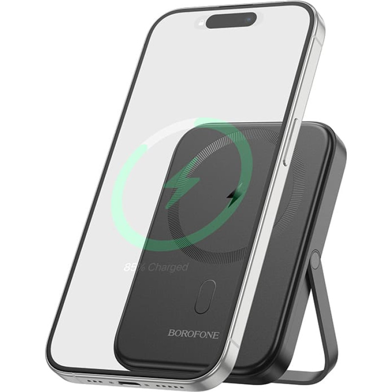 Borofone Power Bank 5000mAh BJ51 Kody - Type C - PD 20W magnetic with induction charging black