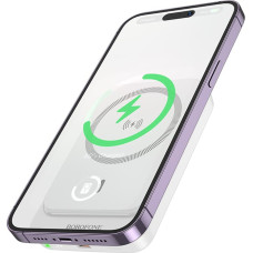 Borofone Power Bank 10000mAh BJ63A Nimble - Type C - PD 20W magnetic with induction charging white