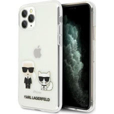 Karl Lagerfeld KLHCN65CKTR iPhone 11 Pro Max hardcase Transparent Karl & Choupette