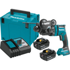 Makita-Maszyny Akumulatora SDS+ perforators 18 V 2 x 5,0 Ah Makita koferī [DHR182RTJ]