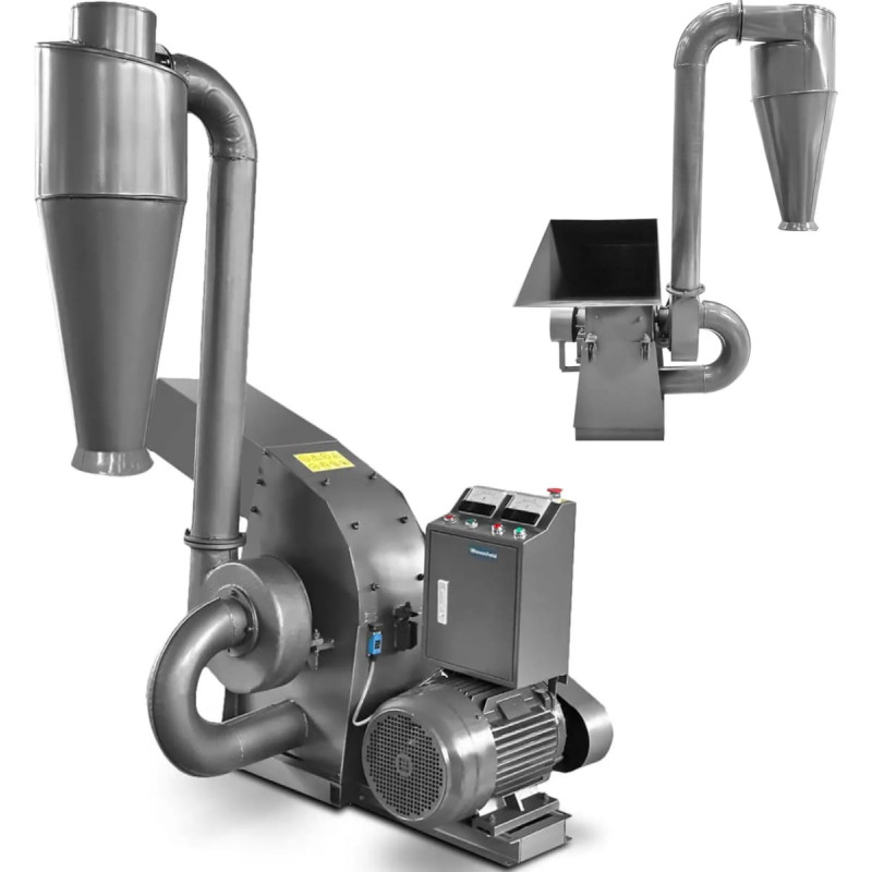 Wiesenfield Sitāmās dzirnavas graudu, zāģu skaidu, granulu sasmalcinā&scaron;anai 700 kg/h 11 kW