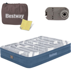 Bestway Piepūšamais matracis 203x152x36 cm ar iebūvētu sūkni 6712Y