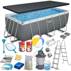 Bestway Dārza baseina rāmis 412x201x122 cm 17in1 56457N