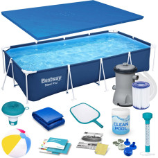 Bestway Dārza baseina rāmis 400 x 211 x 81 cm 15 collas 1 56405N