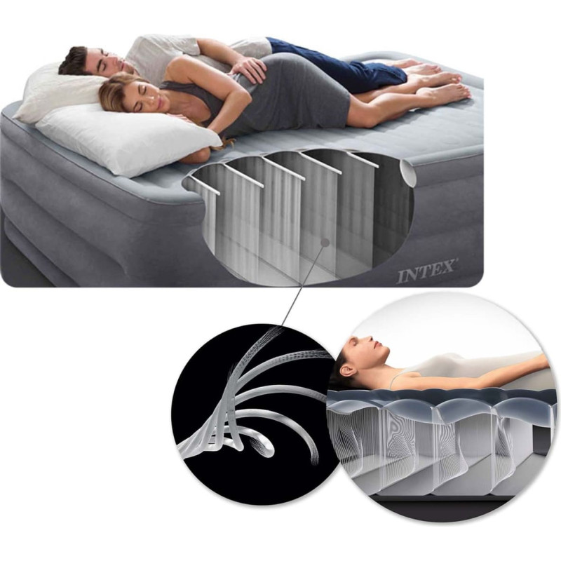 Intex Piepūšamā stūra dīvāns 257 x 203 x 76 cm 68575