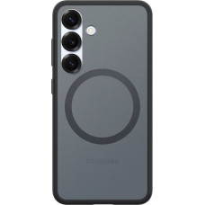 Samsung Spigen Capella MagFit silikona aizmugurējais maciņš Galaxy S25 tālrunim - melns
