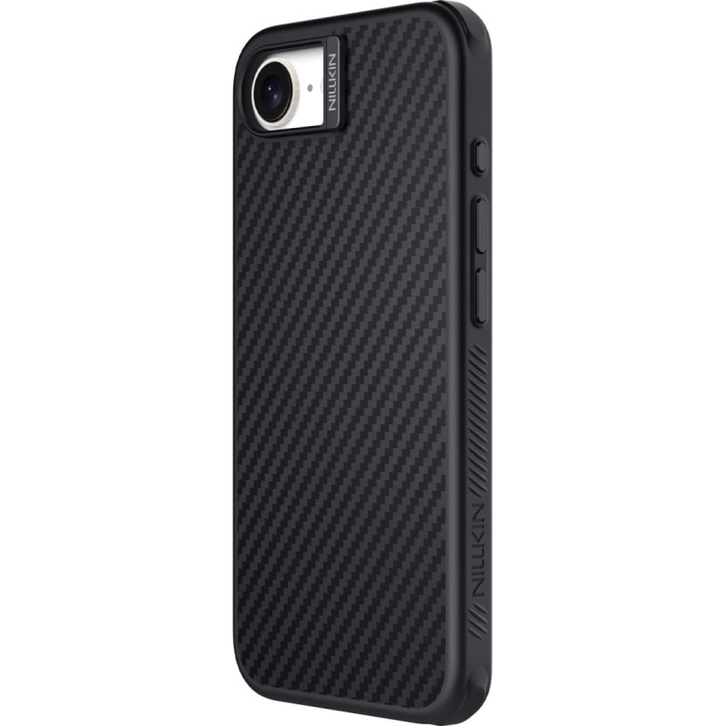 Nillkin Synthetic Fiber PRO Magnetic Hard Case for Apple iPhone 16e Black