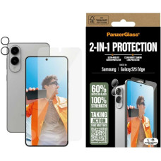 Zestaw ochronny PanzerGlass Hoops+UWF    2w1 Szkło+Lens do Samsung Galaxy S25 Edge