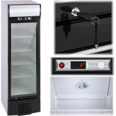 Royal Catering Ledusskapis, dzesētājs, dzērienu atdzesēšanas skapis, stikls, 2–8 °C, 278 l