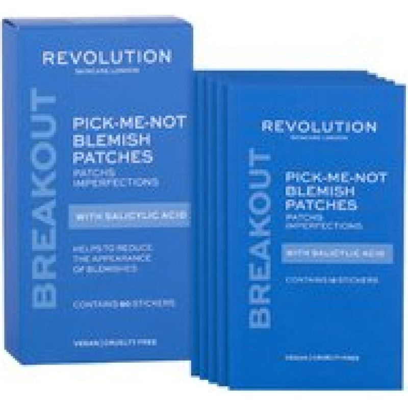 Revolution Skincare Pick-Me-Not Blemish Patches Salicylic Acid (60 pcs) - Cleansing patches for problematic skin